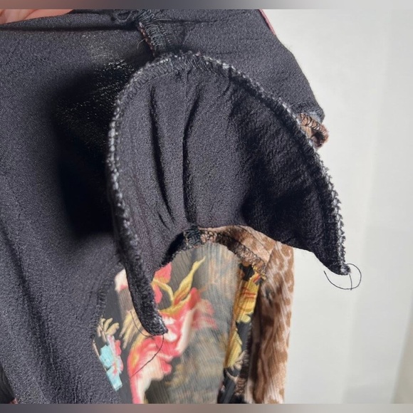 Spencer Alexis Floral Leopard Embroidered
Satin Silk Blend Kimono Jacket M - Picture 11 of 15